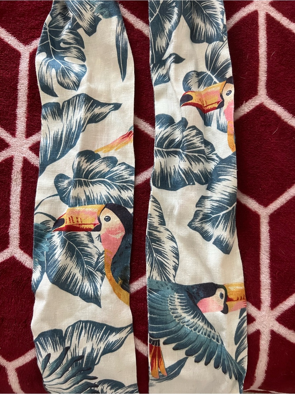 Farm Rio Toucan White and Blue Toucan Belt